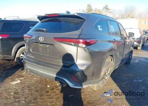 2021 Toyota Highlander Xse from USA, damaged, VIN 5TDJZRBH6MS104237